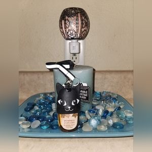 Bath & Body Works Halloween 2020 Black Cat Lanyard Pocketbac Holder,NWT